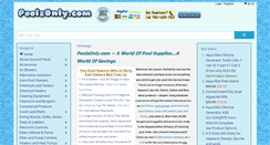 Desktop Screenshot of poolsonly.com